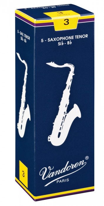 Vandoren Plátky Traditional pro tenor saxofon, tvrdost 1,0
