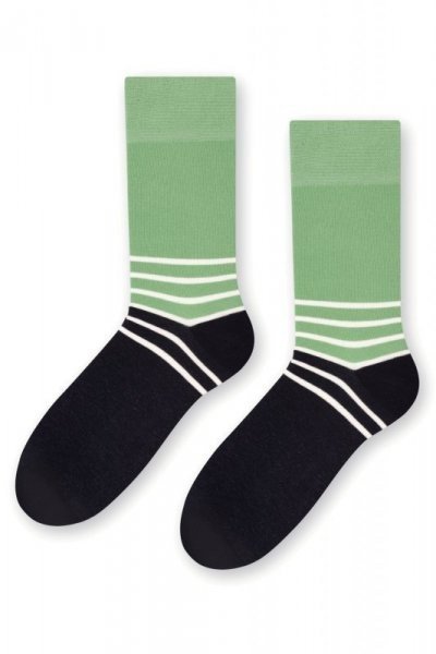More 079 266 Two colorus zelené/černé Pánské ponožky 39/42 Mix