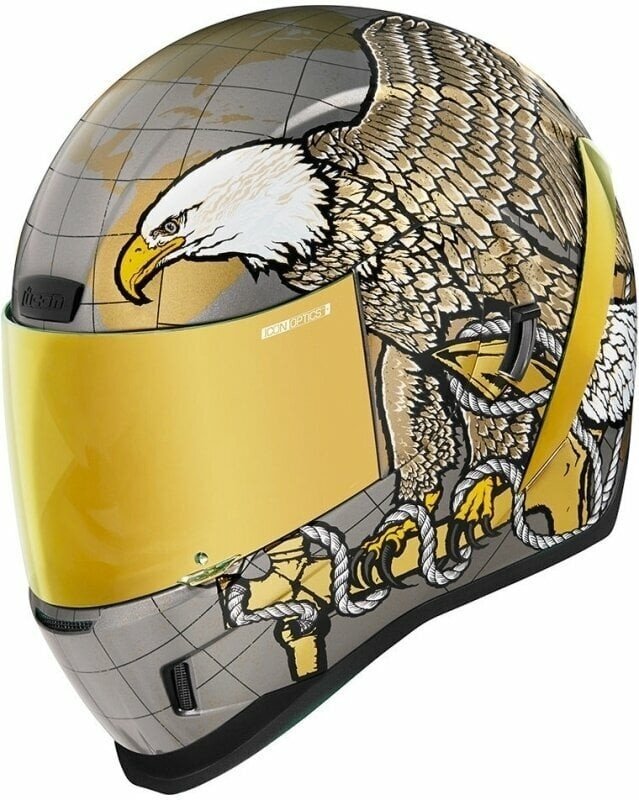 ICON - Motorcycle Gear Airform Semper Fi™ Gold S Přilba