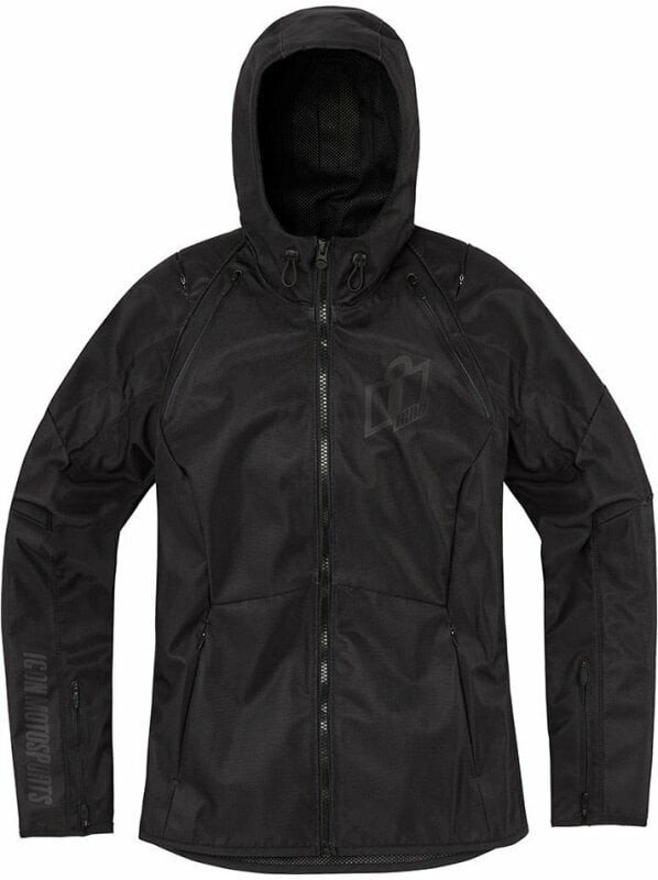 ICON - Motorcycle Gear Airform™ Womens Jacket Black 2XL Textilní bunda