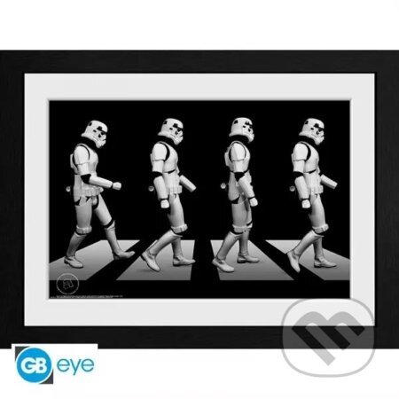 Star Wars Zarámovaný plakát - Stormtrooper Crossing