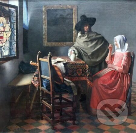 Johannes Vermeer - The Glass of Wine, 1658-1660 - Grafika