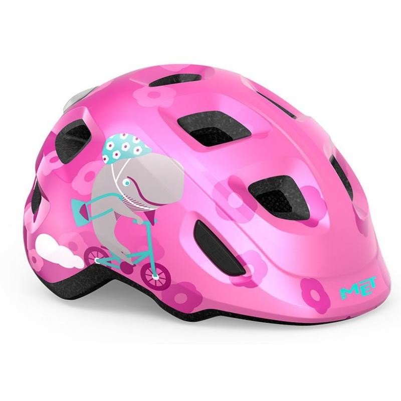 Přilba MET Hooray Mips - dětské, růžová, motiv velryba - velikost S (52-55 cm)