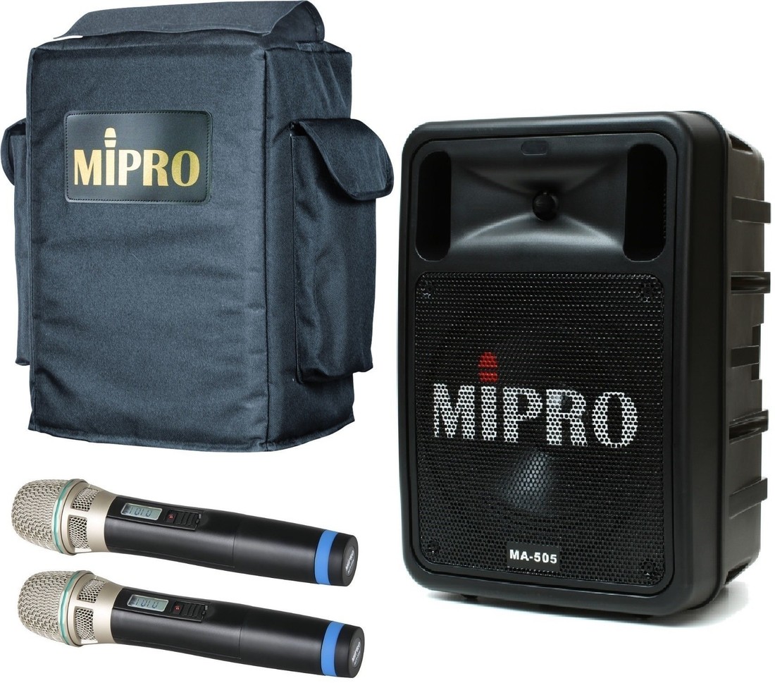 MiPro MA-505 Vocal Dual Set Bateriový PA systém