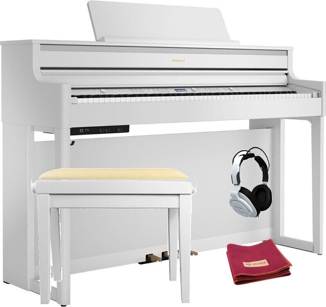 Roland HP 704 SET Matte White Digitální piano