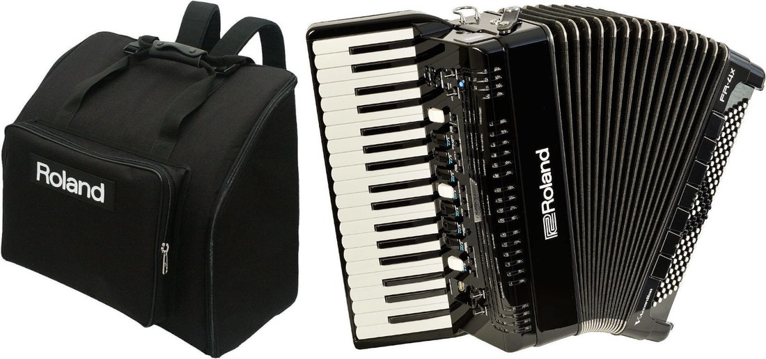 Roland FR-4x Black Bag SET Černá Klávesový akordeon