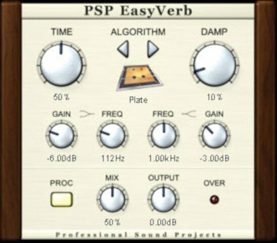 PSP AUDIOWARE EasyVerb (Digitální produkt)