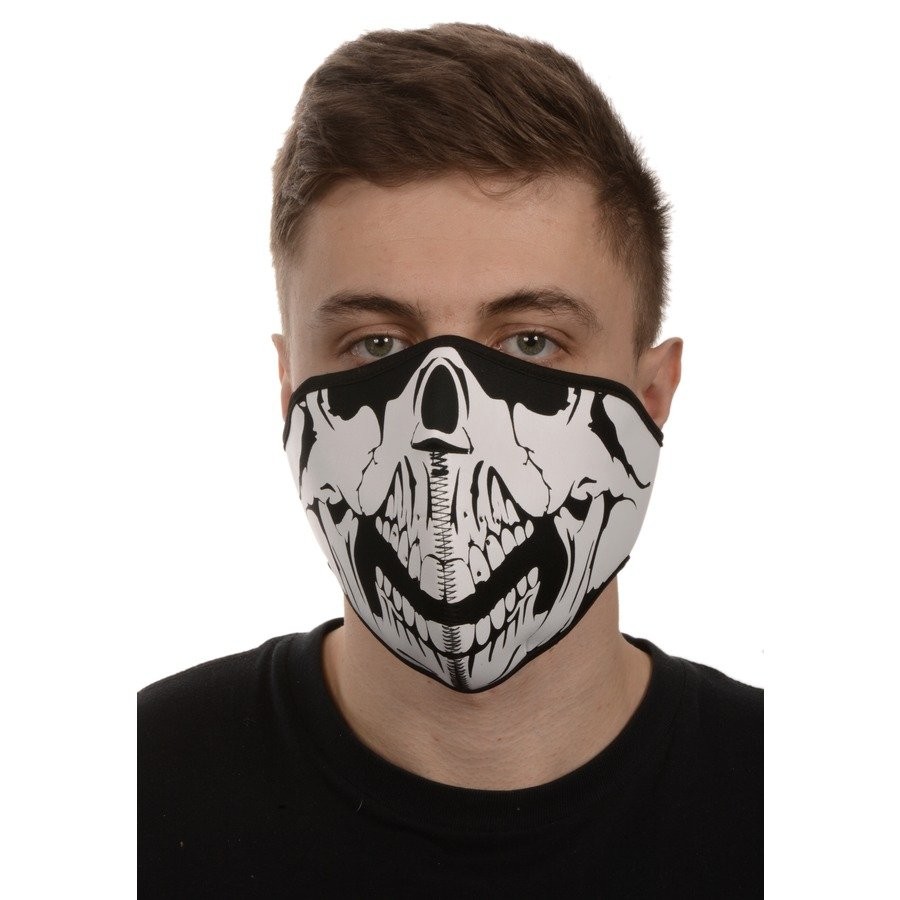 EMERZE maska neoprenová Skull, EMERZE (černá/bílá)