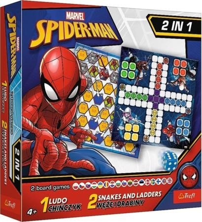 TREFL Hry Spiderman, 2v1: Člověče, nezlob se a Hadi a žebříky