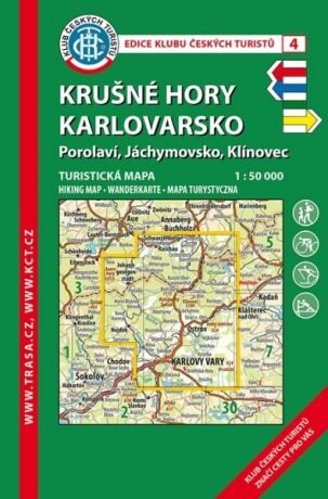 Krušné hory-Karlovarsko /KČT 4 1:50T Turistická mapa