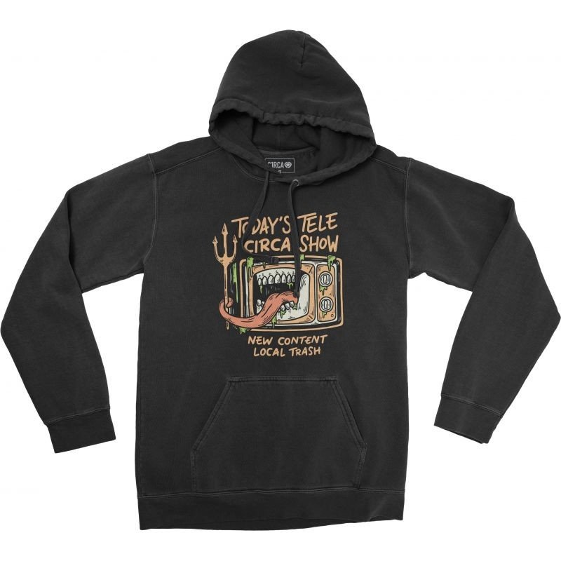 MIKINA C1RCA TELEC1RCA HOOD - černá - L