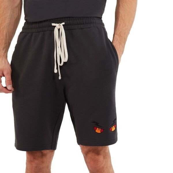 ELLESSE AGUSTO SHORT Pánské šortky, černá, velikost XXL