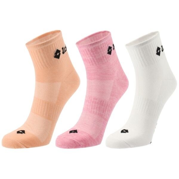 Lotto SPORT SOCK 3 PK Dámské ponožky, oranžová, velikost 35-38