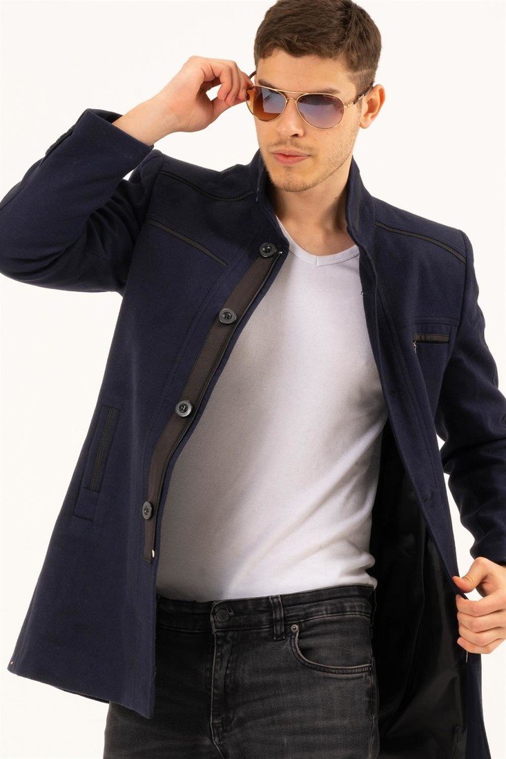PLT8369 DEWBERRY COAT-FLAT LACQUER BLUE
