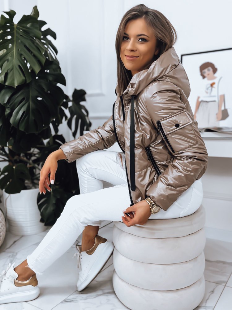 Dámská bunda WILLA camel Dstreet