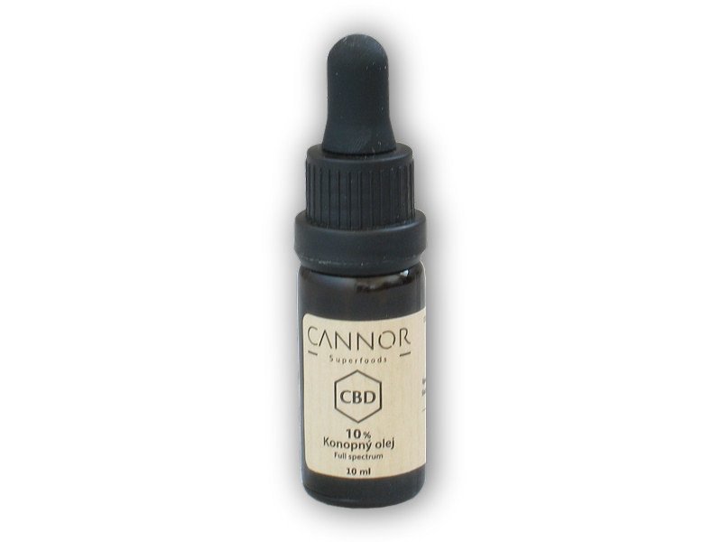 Cannor CBD konopný olej celospektrální 10% 10ml