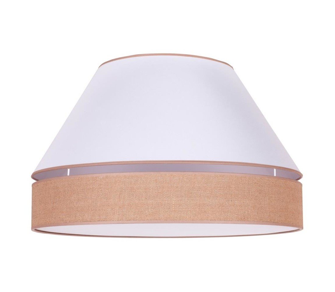 Stropní svítidlo AVIGNON 3xE27/15W/230V pr. 60 cm bílá/hnědá