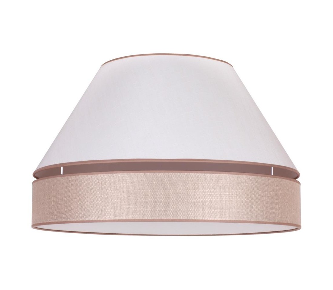 Stropní svítidlo AVIGNON 3xE27/15W/230V pr. 60 cm bílá/béžová