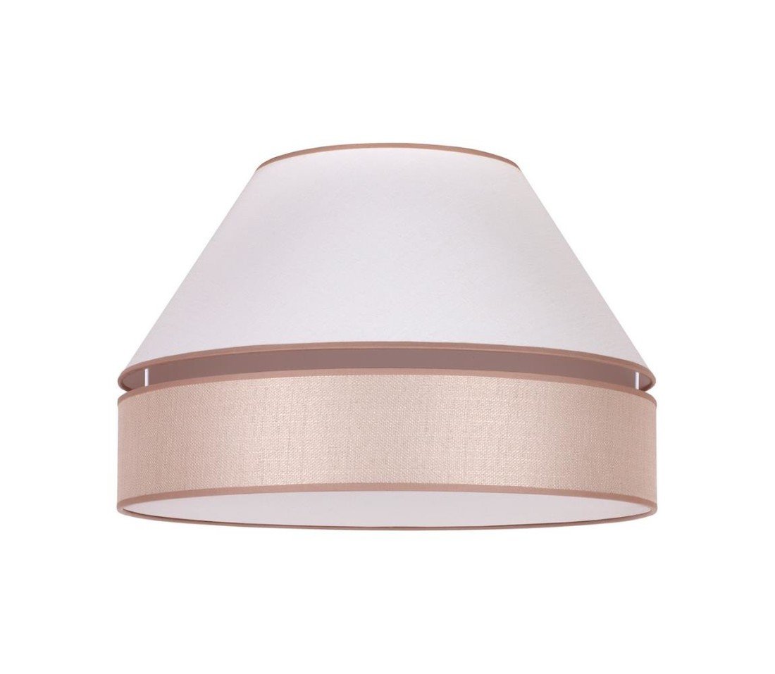 Stropní svítidlo AVIGNON 1xE27/15W/230V pr. 50 cm bílá/béžová