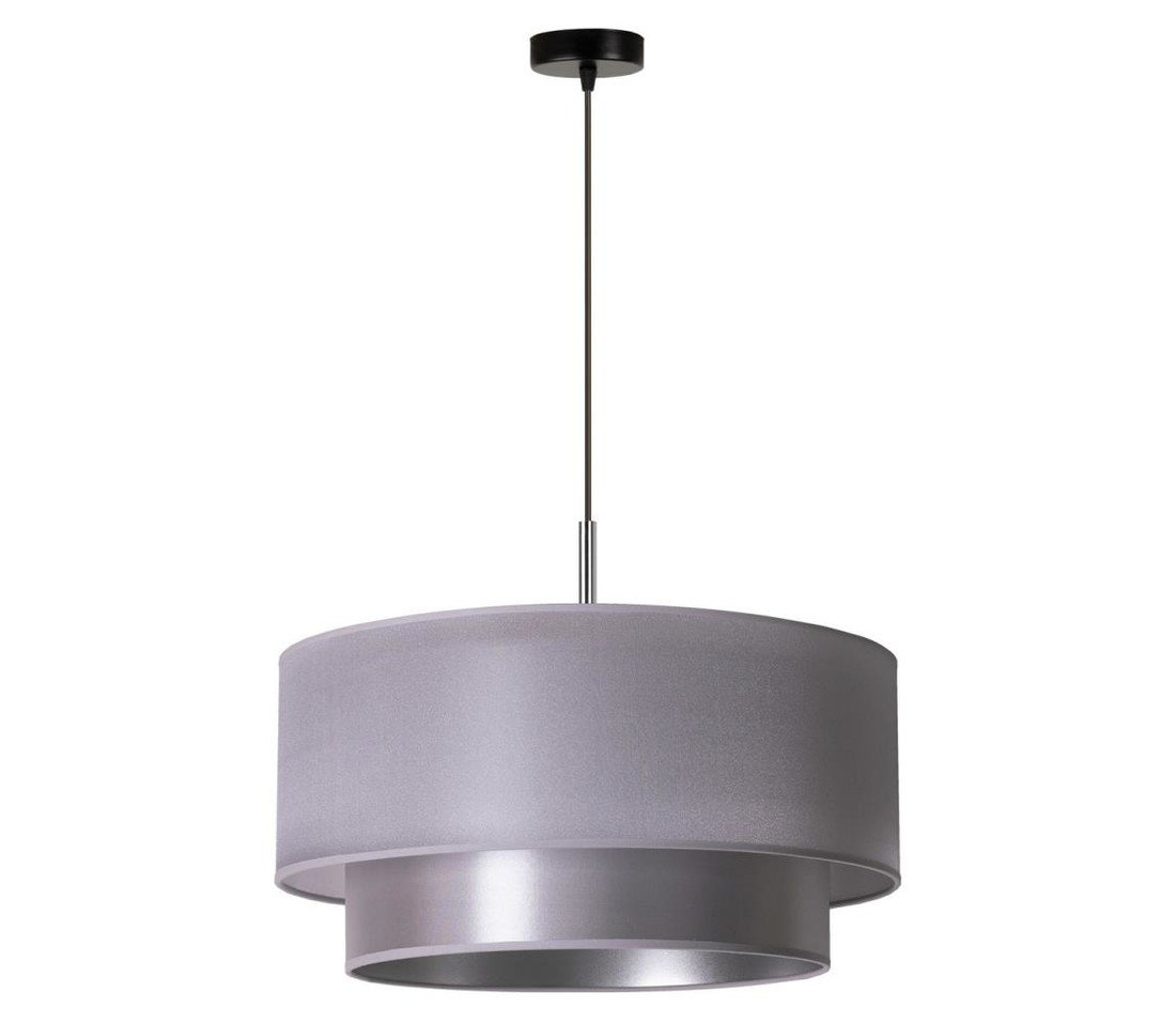 Lustr na lanku NANTES 1xE27/15W/230V pr. 45 cm stříbrná