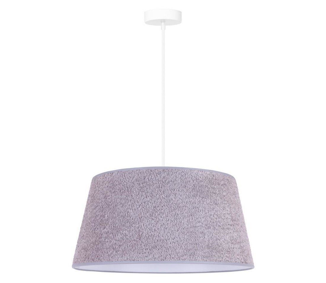 Lustr na lanku BOUCLE 1xE27/15W/230V pr. 50 cm šedá