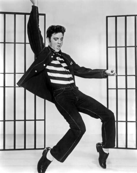 BRIDGEMAN IMAGES Umělecká fotografie 'Jailhouse Rock' de RichardThorpe avec Elvis Presley 1957, (30 x 40 cm)