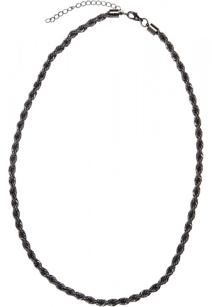 Charon Intertwine Necklace - gunmetal