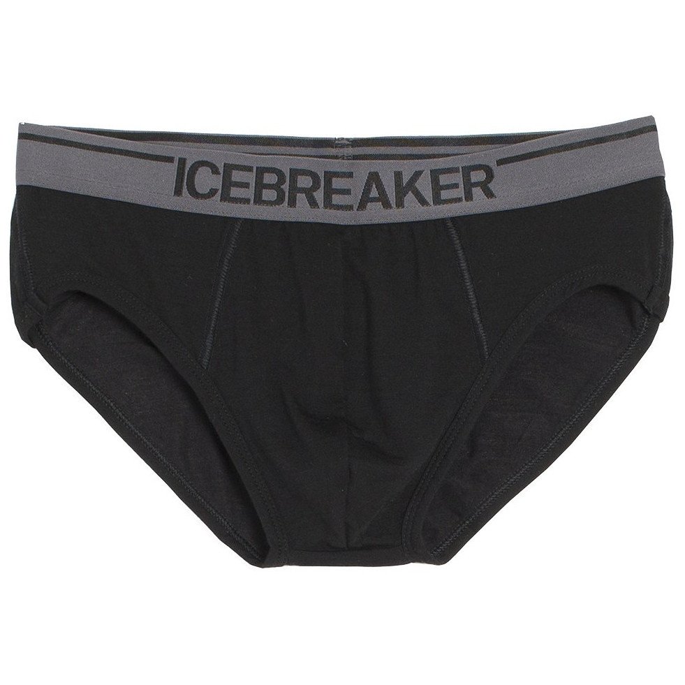 Pánské slipy Icebreaker Mens Anatomica Briefs Velikost: L / Barva: černá