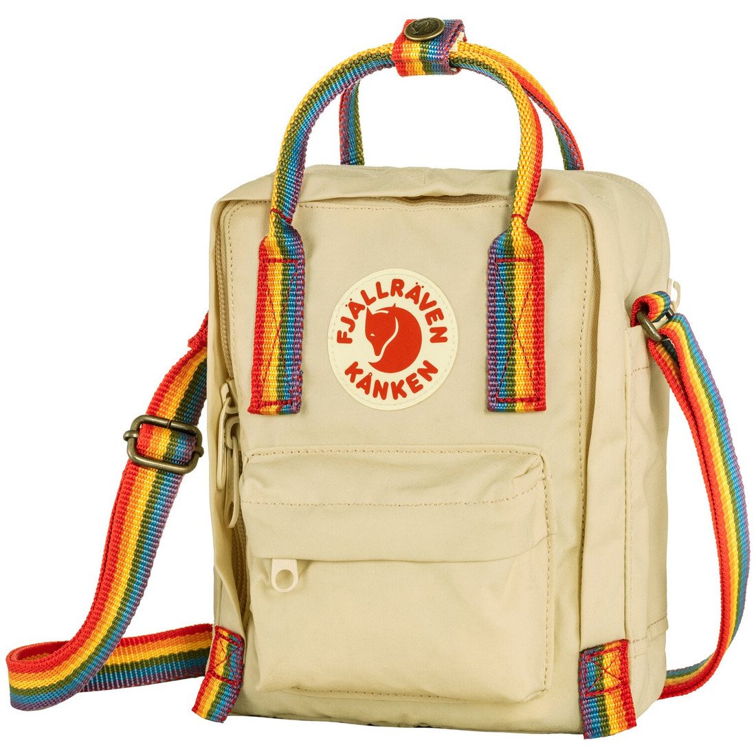 Taška přes rameno Fjällräven Kånken Rainbow Sling Barva: béžová