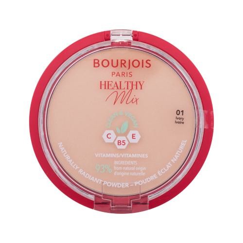 BOURJOIS Paris Healthy Mix Clean & Vegan Naturally Radiant Powder 10 g rozjasňující pudr pro ženy 01 Ivory