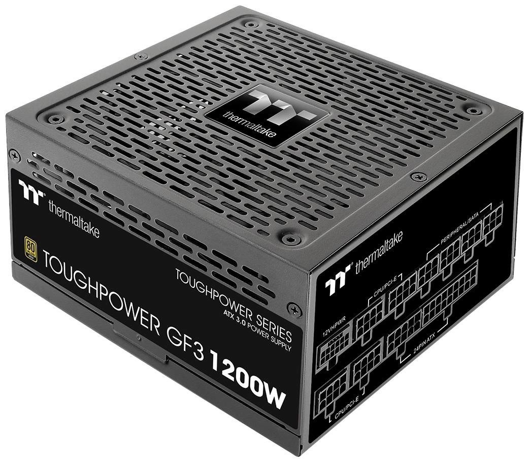 Thermaltake  Toughpower GF3 1200W Gold  PC síťový zdroj  1200 W  ATX  80 PLUS® Gold  #####ATX 3.0, #####PCIe Gen 5.0, vhodné pro trvalý provoz