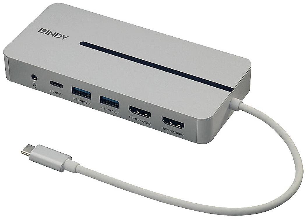 LINDY 43360 USB-C® mini dokovací stanice Vhodné pro značky (dokovací stanice pro notebook): univerzální