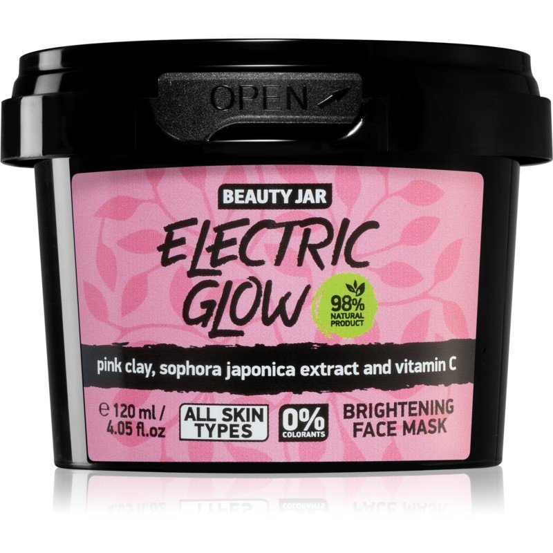 Beauty Jar Electric Glow rozjasňující pleťová maska 120 ml