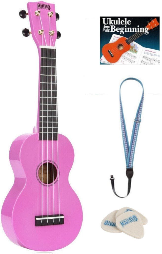 Mahalo MR1-PK SET Sopránové ukulele Růžová