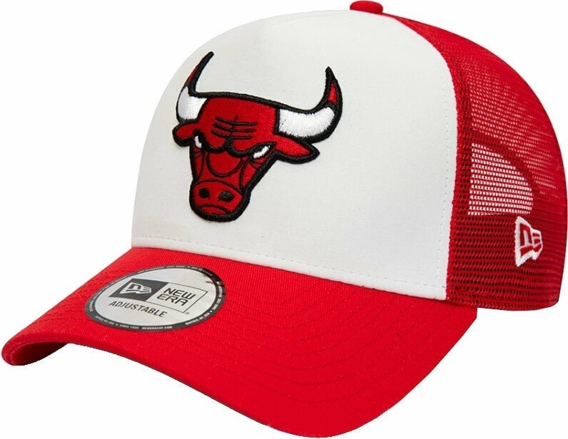 Chicago Bulls Kšiltovka 9Forty AF Trucker NBA Team Clear White/Red UNI