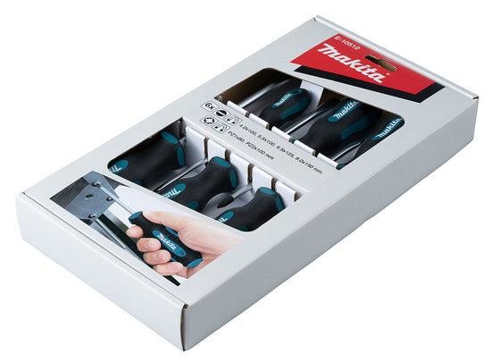 MAKITA E-10512 Sada šroubováků PZ+PL 6dílná