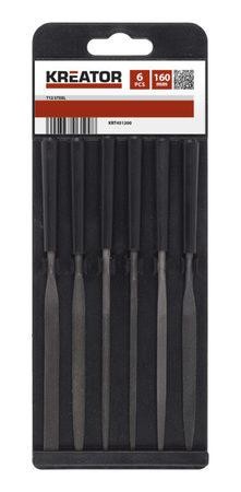 KREATOR KRT451200 Sada pilníků jehlových 100mm 6dílná