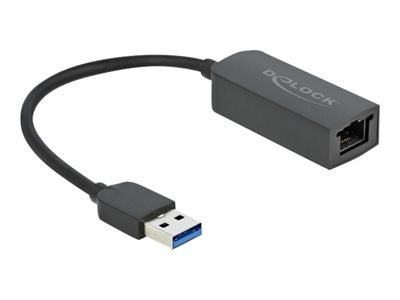 Delock - Síťový adaptér - USB 3.2 Gen 1 - 2.5GBase-T - černá, 66646