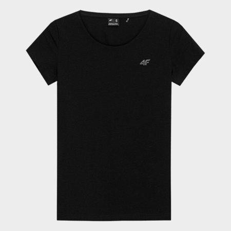 4F Dámské tričko, deep, black, M