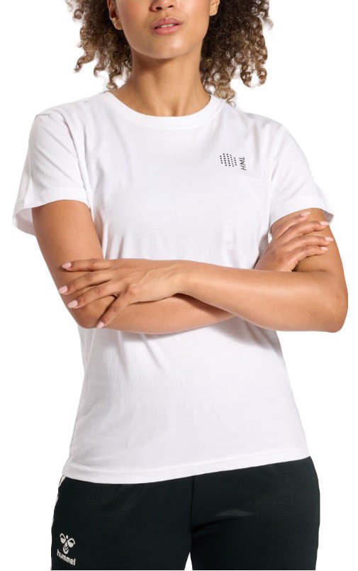 Triko Hummel hmlCOURT COTTON T-SHIRT S/S WOMAN