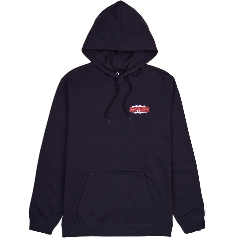 Mikina Converse Shoe Hero Hoodie - Černá - L