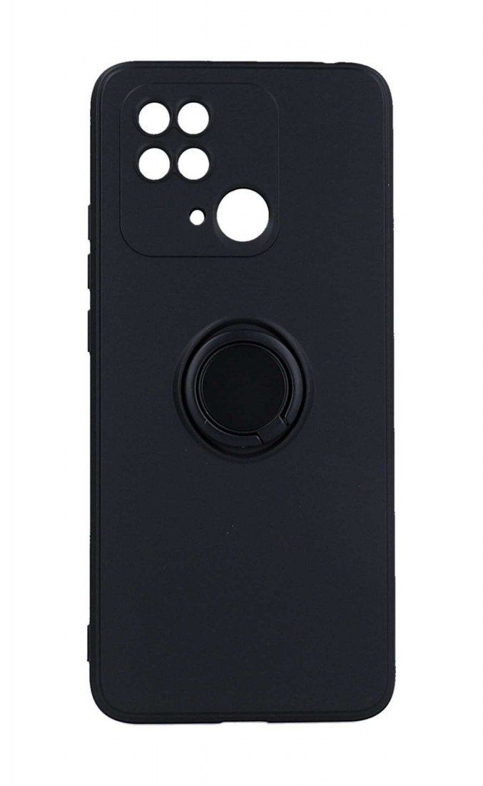 Kryt RING TopQ Xiaomi Redmi 10C tmavě černý 92038