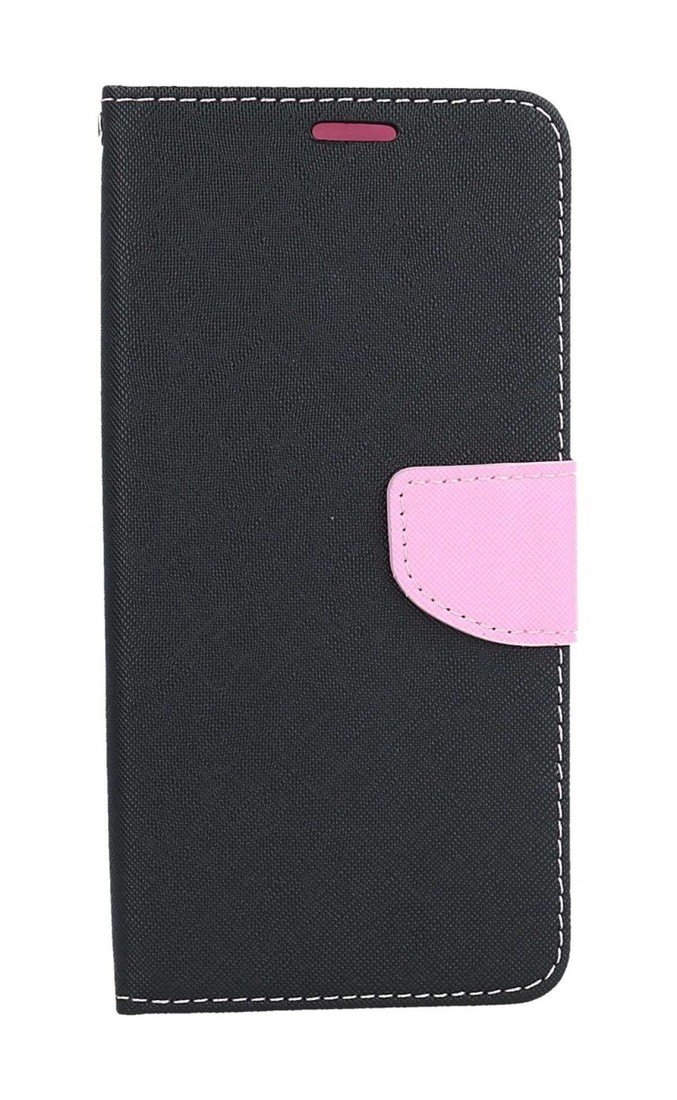 Pouzdro TopQ Samsung A14 5G knížkové černo-růžové 91762