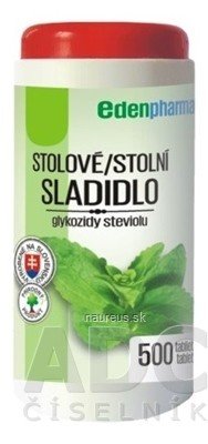ESSENTIA, s.r.o. EDENPharma STOLNÍ SLADIDLO - Stevia tbl 1x500 ks 500 ks