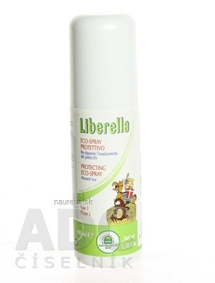 Natura House S.r.l. NH - Liberella ochranný eko sprej prevence zavšivených, suchý efekt 1x100 ml 100 ml
