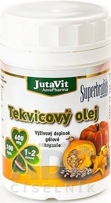 JuvaPharma Kft. JutaVit Dýňový olej cps 1x100 ks cps 1x100 ks