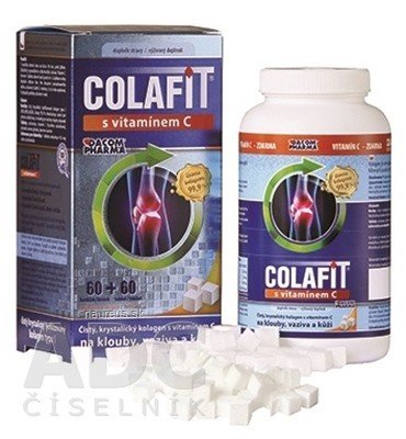 DACOM Pharma s.r.o. COLAFIT s vitamínem C kostky 60 ks + tbl 60 ks, 1x1 set