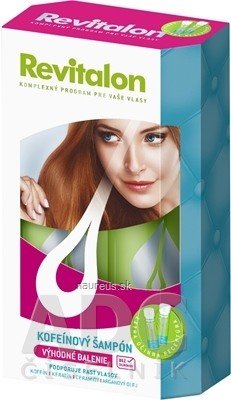VITAR s.r.o. VITAR Revitalon Kofeinový šampon Duopack výhodné balení 2x250 ml, 1x1 set 2 x 250 ml
