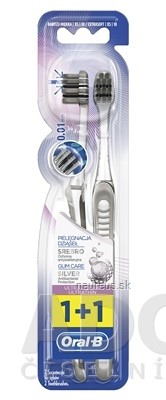 PROCTER & GAMBLE Oral-B Ultra Thin Silver Extra Soft XS DUO zubní kartáček 1x2 ks 2 ks