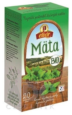 AGROKARPATY, s.r.o. Plavnica AGROKARPATY BIO Máta peprná bylinný čaj, čistý přír. produkt, 20x2 g (40 g) 20 x 2 g